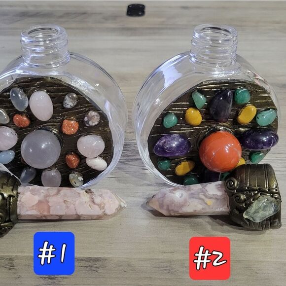 Multicolor Gemstone Potion Crystal Bottles - Picture 7 of 7